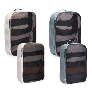 Zestaw organizerów bagażu Family Packing Cube Set Pond Gray / White
