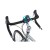 Thule Smartphone Mount 100087 - błękitna obejma, smartphone w pozycji poziomej