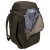 Thule RoundTrip Boot Backpack 60L Deep Khaki - w obszernych kieszeniach bocznych zmieści się kilka par rękawic, bielizna termoaktywna i inne akcesoria
