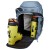 Thule RoundTrip Boot Backpack 60L Mid Blue - wnętrze otwieranej komory na buty stanowi matę, na której można stanąć przebierając obuwie
