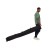 Thule RoundTrip Ski Roller 192cm - Wygodne przenoszenie i nawigacja dzięki gładkim kółkom i licznym uchwytom na końcach, na górze i z boku torby