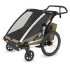 Przyczepka rowerowa multisport Thule Chariot Cross 2 Double Faded Khaki