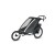 Thule Chariot Cross2 Single Dark Slate 10201034 - zamontowany akcesoryjny zestaw do biegania (nie jest elementem zestawu)