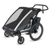 Przyczepka rowerowa multisport Thule Chariot Cross 2 Double Dark Slate